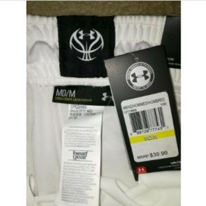 Under Armour Shorts - NWT Under Armour White Select Basketball Shorts Under Armour Shorts - NWT Under Armour White Select Basketball Shorts